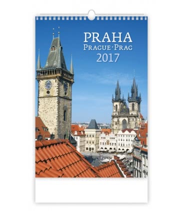 Wall calendar Praha/Prague/Prag 2017