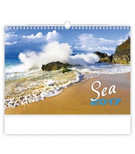 Nástěnný kalendář Sea 2017
