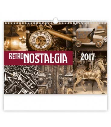 Wall calendar Retro Nostalgia 2017
