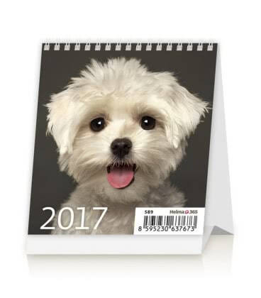 Stolní kalendář Mini Puppies 2017