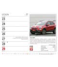 Stolní kalendář MiniMax Auta 2017
