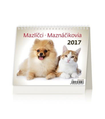 Table calendar MiniMax Mazlíčci/Maznáčikovia 2017