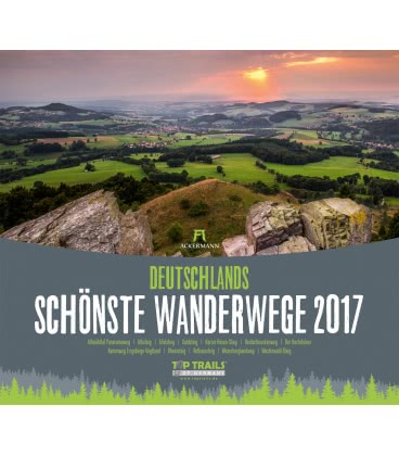 Wall calendar Deutschlands schönste Wanderwege 2017