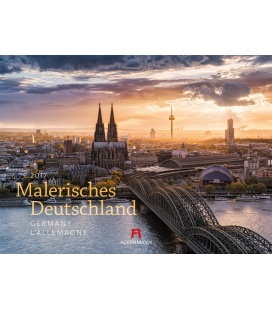 Nástěnný kalendář Malebné Německo / Malerisches Deutschland 2017