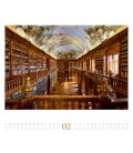 Wandkalender Welt der Bücher 2017