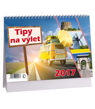 Stolní kalendář Tipy na výlet 2017