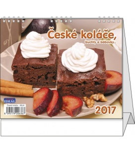 Stolní kalendář - IDEÁL - České koláče, buchty a bábovky 2017