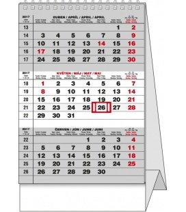 Stolní kalendář - Mini  Tříměsíční 2017