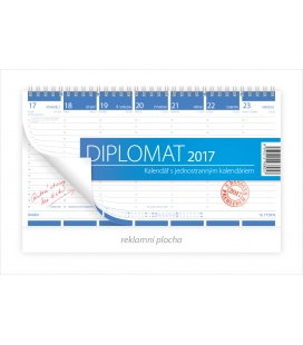 Stolní kalendář Diplomat 2017