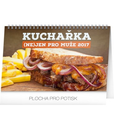 Stolní kalendář Kuchařka (ne)jen pro muže 2017