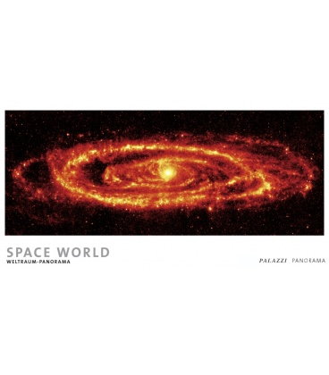 Nástěnný kalendář Svět vesmíru - věčný kalendář - PANORAMA / SPACE WORLD I Weltraum Panora