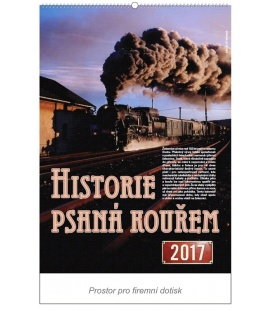 Nástěnný kalendář Historie psaná kouřem 2017