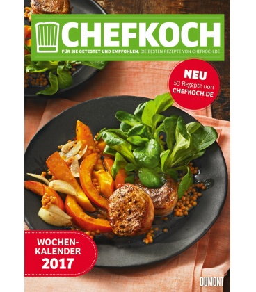 Nástěnný kalendář Šéfkuchař / Chefkoch.de - G+J 2017