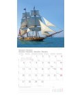 Nástěnný kalendář Sailing, Plachetnice / Segelschiffe T&C 2017