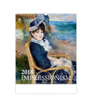 Nástěnný kalendář Impressionism 2018