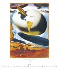 Nástěnný kalendář Salvador Dalí 2018