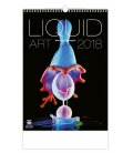 Nástěnný kalendář Liquid Art 2018