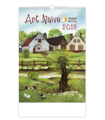 Nástěnný kalendář Art Naive 2018