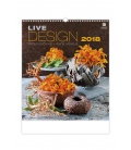 Nástěnný kalendář Live Design 2018