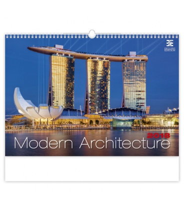 Nástěnný kalendář Modern Architecture 2018