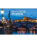 Wandkalender Night Prague 2018
