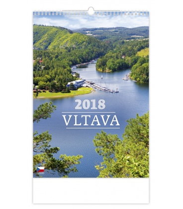 Wall calendar Vltava River 2018
