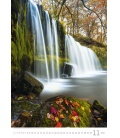 Nástěnný kalendář Waterfalls 2018