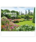 Nástěnný kalendář Gardens 2018