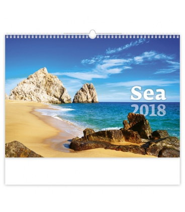 Wall calendar Sea 2018