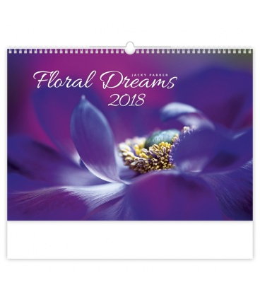 Nástěnný kalendář Floral Dreams 2018