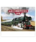 Nástěnný kalendář Locomotives 2018