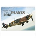 Nástěnný kalendář Warplanes 2018