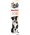 Nástěnný kalendář Mazlíčci 2018