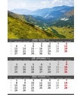 Nástěnný kalendář Hory – 3měsíční/Hory – 3mesačné 2018