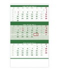 Wall calendar Green 3 monthly / Tříměsíční zelený 2018