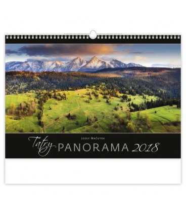 Nástěnný kalendář Tatry Panorama 2018