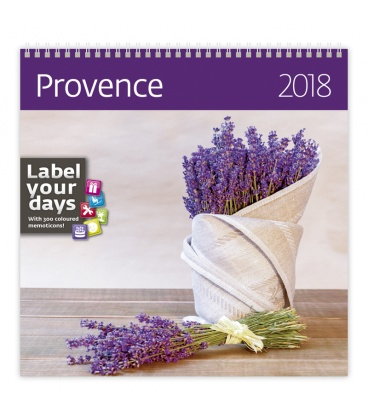 Nástěnný kalendář Provence 2018