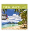 Wall calendar Tropical Beaches 2018