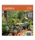 Nástěnný kalendář Gardens 2018