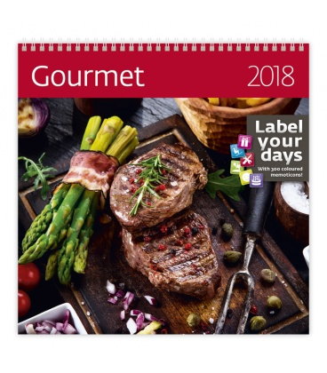 Wandkalender Gourmet 2018