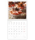 Nástěnný kalendář Cupcakes 2018