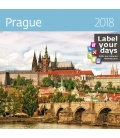 Wall calendar Prague 2018