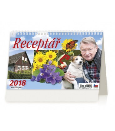 Tischkalender Receptář 2018