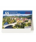 Tischkalender 55 turistickýh nej Čech, Moravy a Slezska 2018