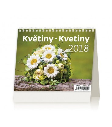 Table calendar MiniMax Květiny/Kvetiny 2018