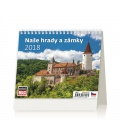 Table calendar MiniMax Naše hrady a zámky 2018