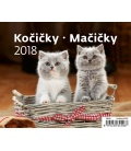 Stolní kalendář MiniMax Kočičky/Mačičky 2018