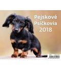 Stolní kalendář MiniMax Pejskové/Psíčkovia 2018