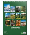 Nástěnný kalendář Národní parky Čech a Moravy 2018