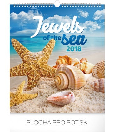 Wall calendar Jewels of the Sea 2018